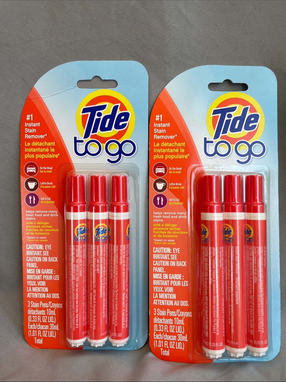 Tide to-go pens instant stain remover x6 NEW